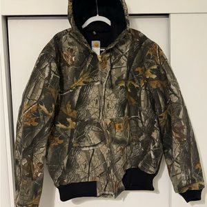Vintage Carhartt Realtree Hardwood Fullzip Hoodie Jacket Vintage